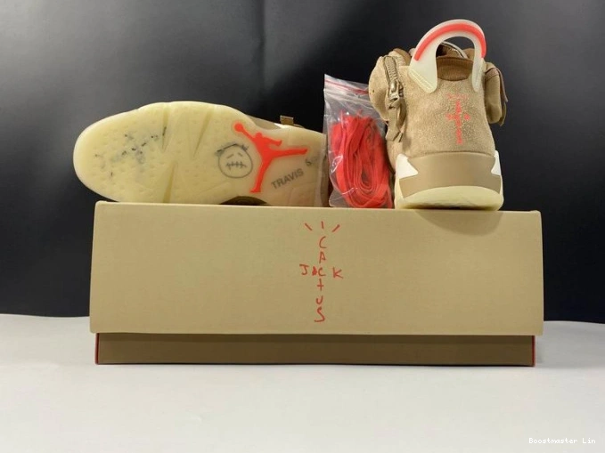 Bmlin shoes Travis 6 Jordan British DH0690-200 Retro Scott Khaki Air 0713